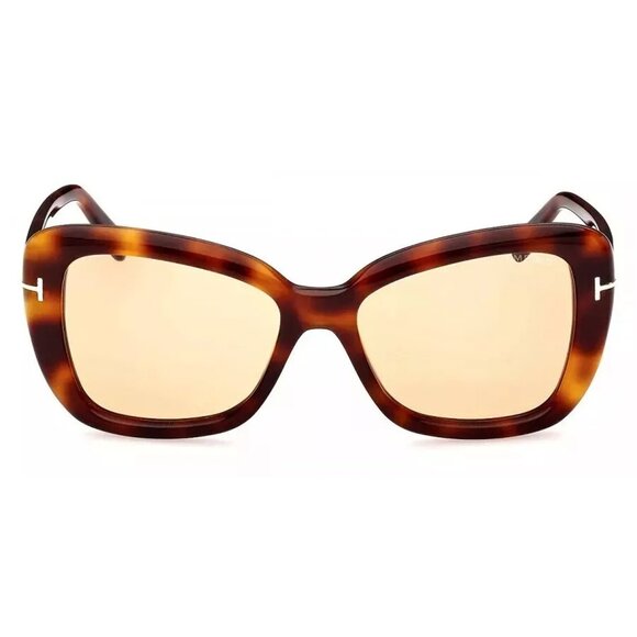 New Authentic Tom Ford Maeve FT1008/S 53E Butterfly Sunglasses - Picture 2 of 5